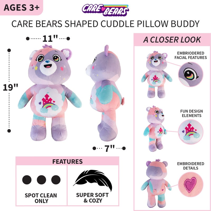 Franco Care Bears Kids Bedding Super Soft Plush Cuddle Pillow Buddy, One Size, By Franco  - Image 4