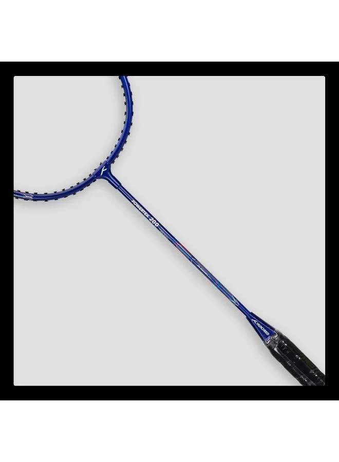 HUNDRED  Hundred Powertek 200 Pro Graphite Strung Badminton Racket With Head Cover  | Best Price UAE