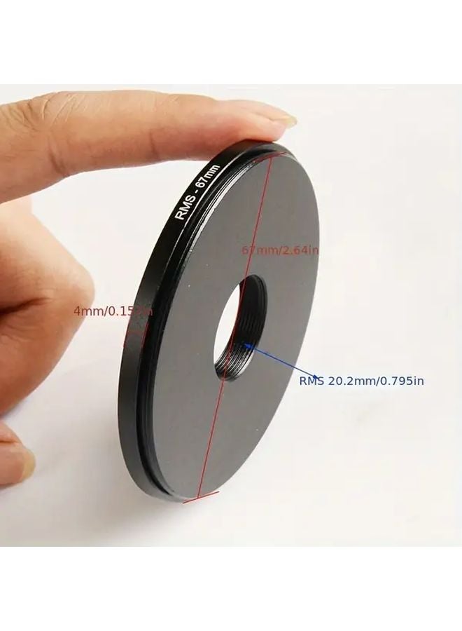 RMS To 62mm Microscope Objective Lens 4X 10X 40X 100X Magnification For DSLR Camera - Image 3