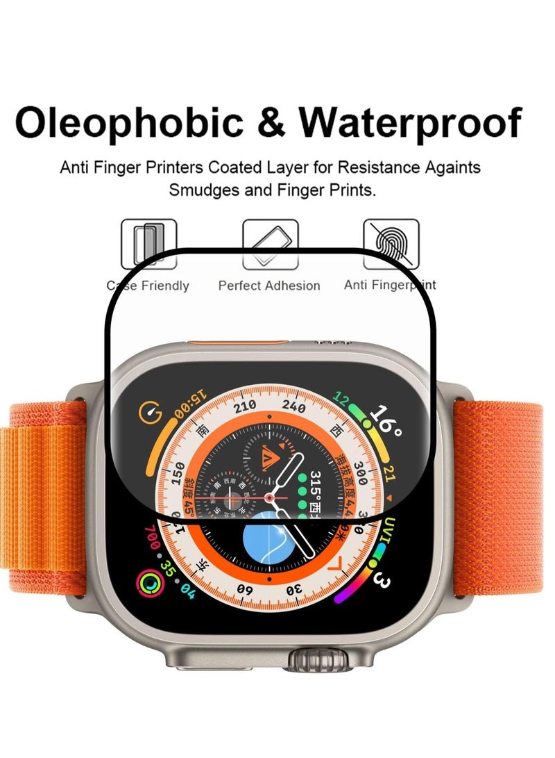 ELTRAZONE 3-Pack Screen Protector for Apple Watch Ultra 2 49mm (2023) – Full Coverage, Anti-Bubble, Wear-Resistant Composite Material Protective Film - Image 5