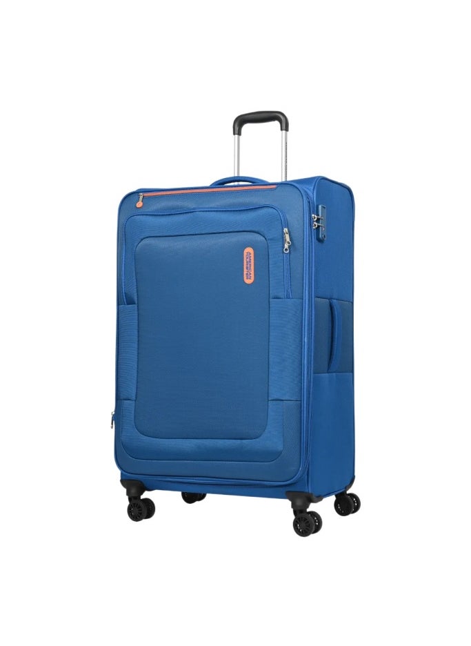 AMERICAN TOURISTER Duncan Soft side 83cm Luggage - Blue  - Image 1