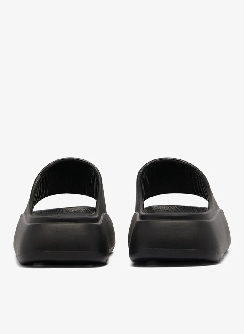 U.S. Polo Assn. Black Women's Black Slides - High-Quality Sole Lightweight Shoes & Trendy Design Shoes for Women | Best Price UAE