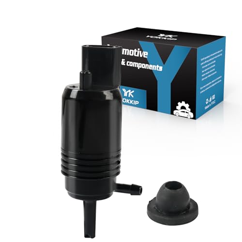 YOKKIP Windshield Washer Pump - Replacement for Chevy Silverado 1500, 2500, 3500, GMC Acadia, Sierra 1500, 2500, 3500, Cadillac CT6, XT4, XT5 Washer Fluid Pump Replaces OEM: 22999423, 84518407 - Image 1