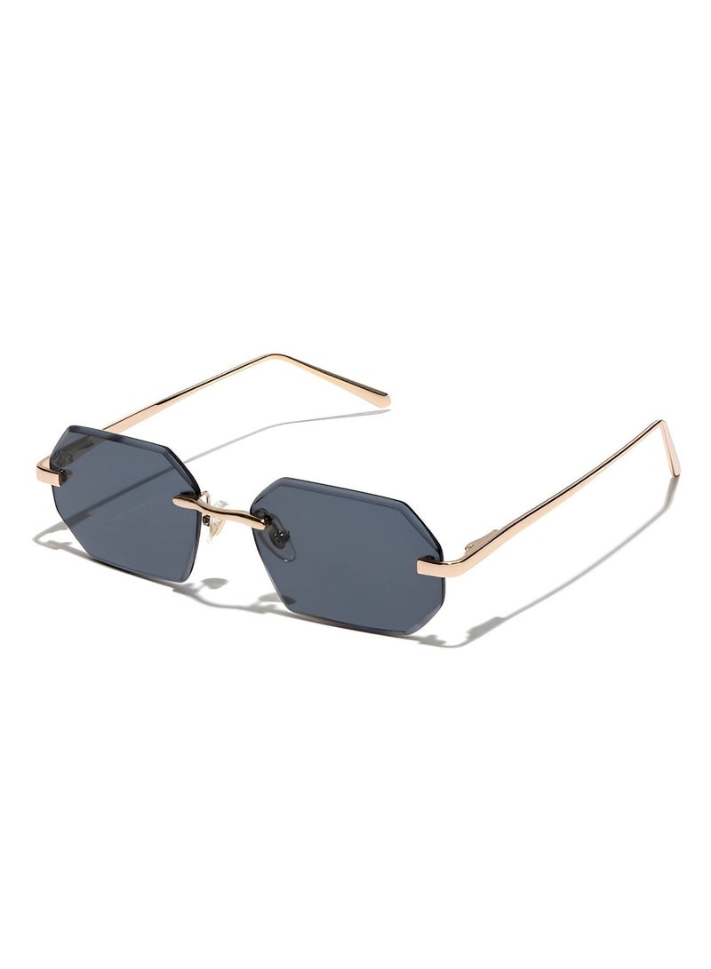 RITY Men & Women Sunglasses with Elegant Metal Frame and Polarized Lenses | Full UV Protection | Luxury Fashion Eyewear for Driving, Travel, Beach & Outdoor Activities | Stylish & Lightweight Design - Image 4