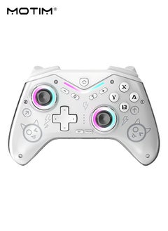Motim Wireless Gamepad Compatible with Switch/Steam/PC/Android/IOS, Adjustable RGB Lighting Gaming Controller, Programmable Gamepad, Hall Effect Trigger, Turbo, Simulate True Vibration and Precise Button  - Image 1