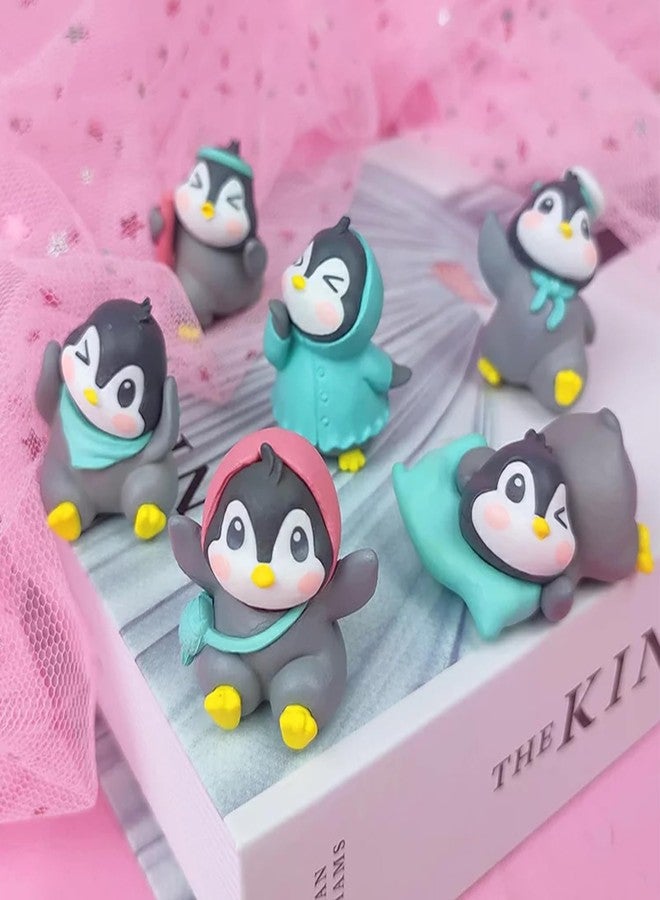 ascension Set of 6 Pieces Cute Miniature Penguin for Home, Garden, Living Room, Car Dashboard, Restaurant Decoration and Cake Decoration Items Penguin Miniatures Unique Gifts - Image 5
