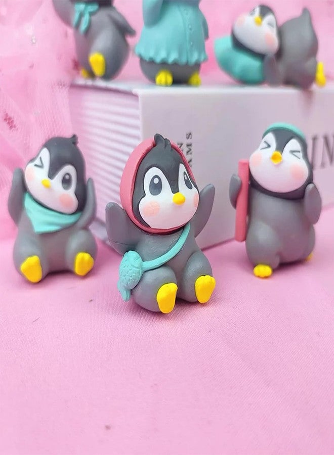 ascension Set of 6 Pieces Cute Miniature Penguin for Home, Garden, Living Room, Car Dashboard, Restaurant Decoration and Cake Decoration Items Penguin Miniatures Unique Gifts - Image 4