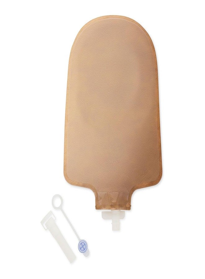 Hollister 8497 Premier 1-Piece 9” Urostomy Pouch & Convex Flextend Barrier, Pack of 5, Beige, Pre-Sized 1-3/8” Opening - Image 2