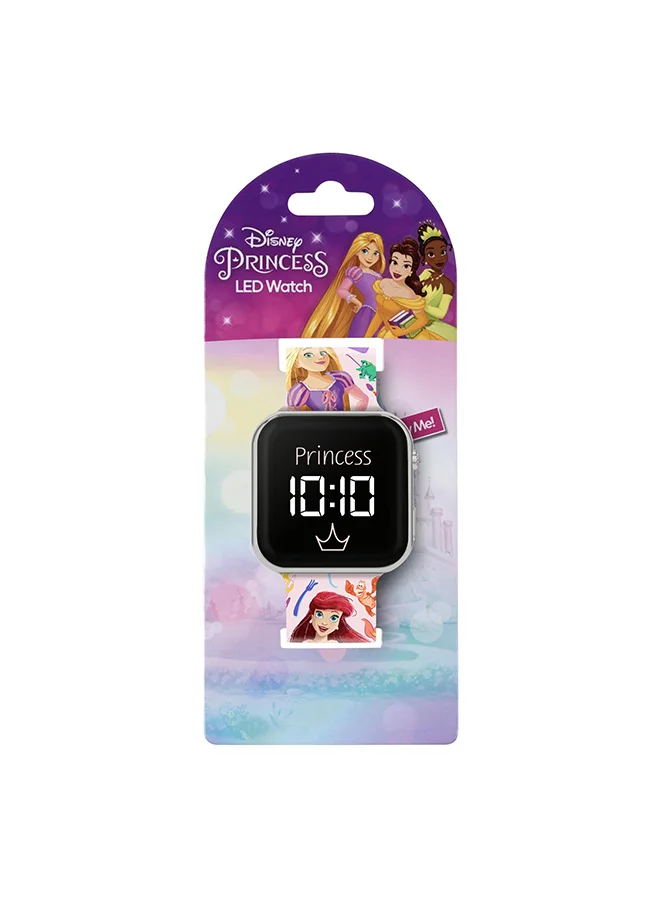 Disney Girls Digital Square Shape Silicone Wrist Watch - PN4598 - 35 Millimeter