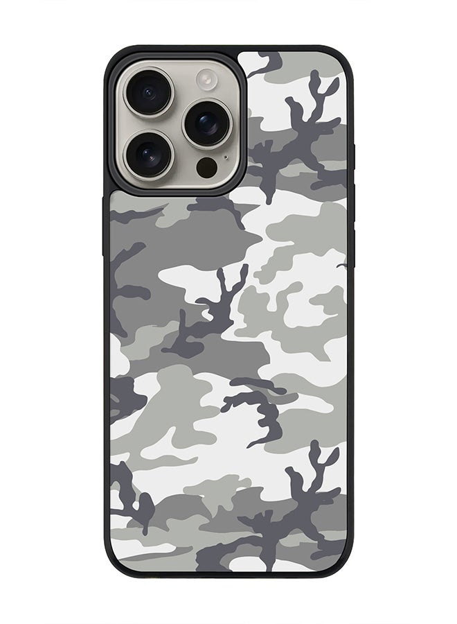 Stylizedd For iPhone 16 Pro Max Case [Compatible with MagSafe] Slim Magnetic cover Phone Case iPhone 16 Pro Max -Artic Camo - Image 1