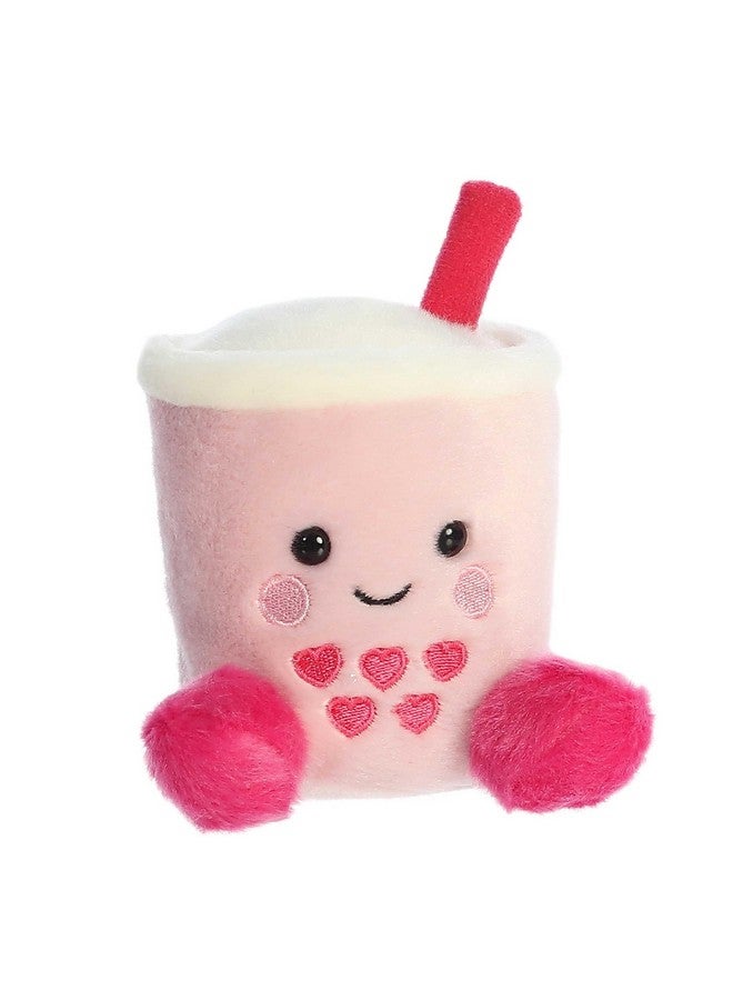 Aurora® Adorable Palm Pals™ Tangy Heart Boba™ Stuffed Animal - Pocket-Sized Play - Collectable Fun - Pink 5 Inches - Image 2