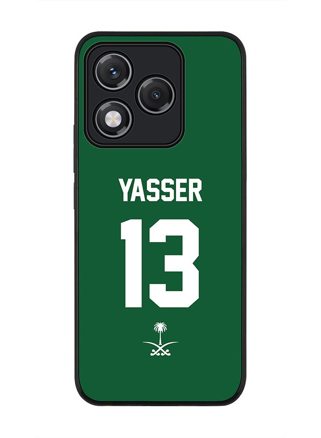 For Honor 400 Lite Case,Slim fit Camera Protection, Shockproof Thin Phone cover  - Football - Saudi Arabia - Yasser