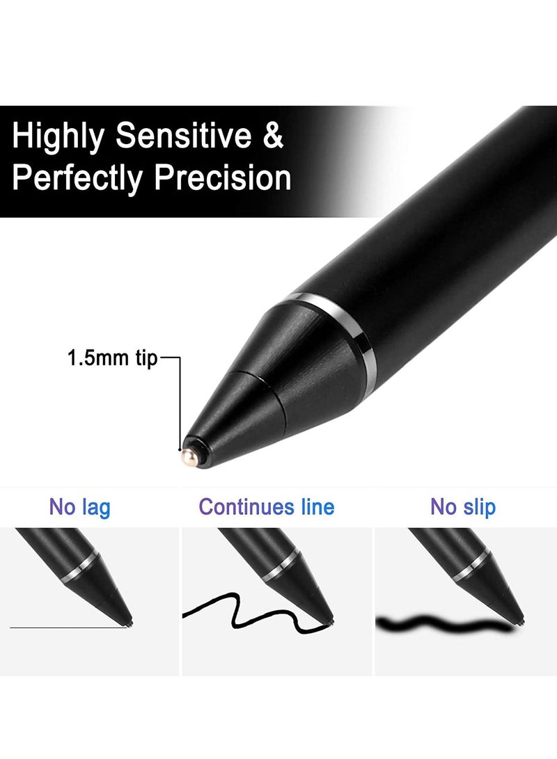 Active Stylus Pens for Touch Screens, Digital Stylish Pen Pencil Rechargeable Compatible with Most Capacitive Touch Screens  - Image 2