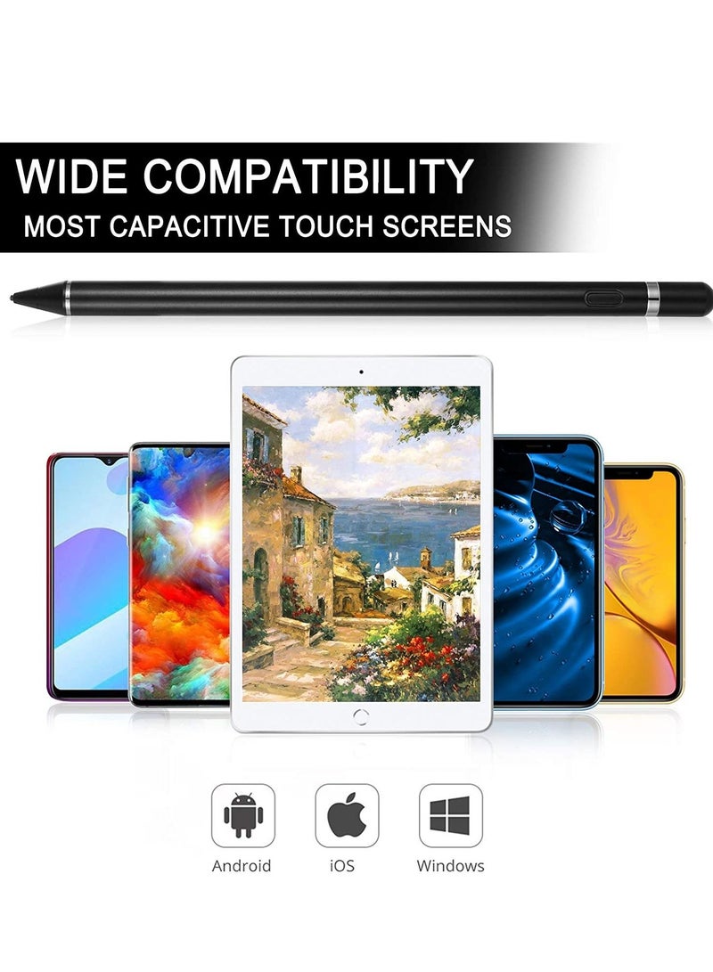 Active Stylus Pens for Touch Screens, Digital Stylish Pen Pencil Rechargeable Compatible with Most Capacitive Touch Screens  - Image 5