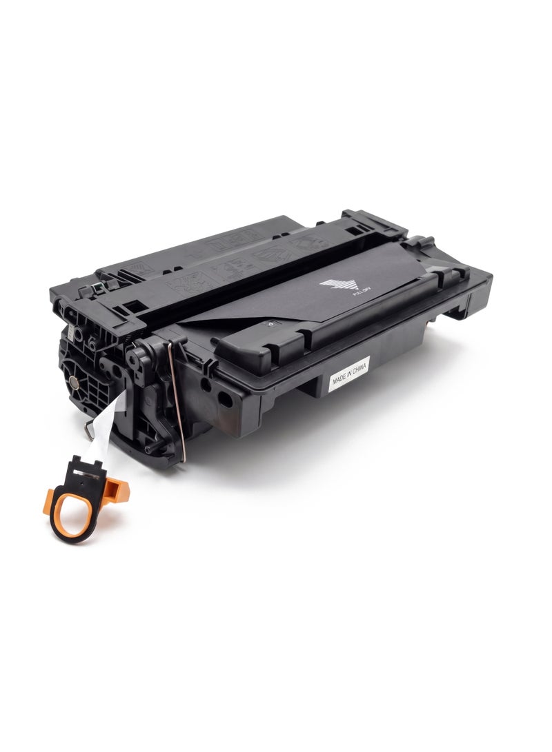 طباعة الذهب Gold Print Premium Toner Cartridge CE255A Black, Compatible For Laser jet P3015, 3015dn Enterprise M521dn, M525dw Toner: Refined toner is infinitely close to original toner to achieve high color printing. - Image 2