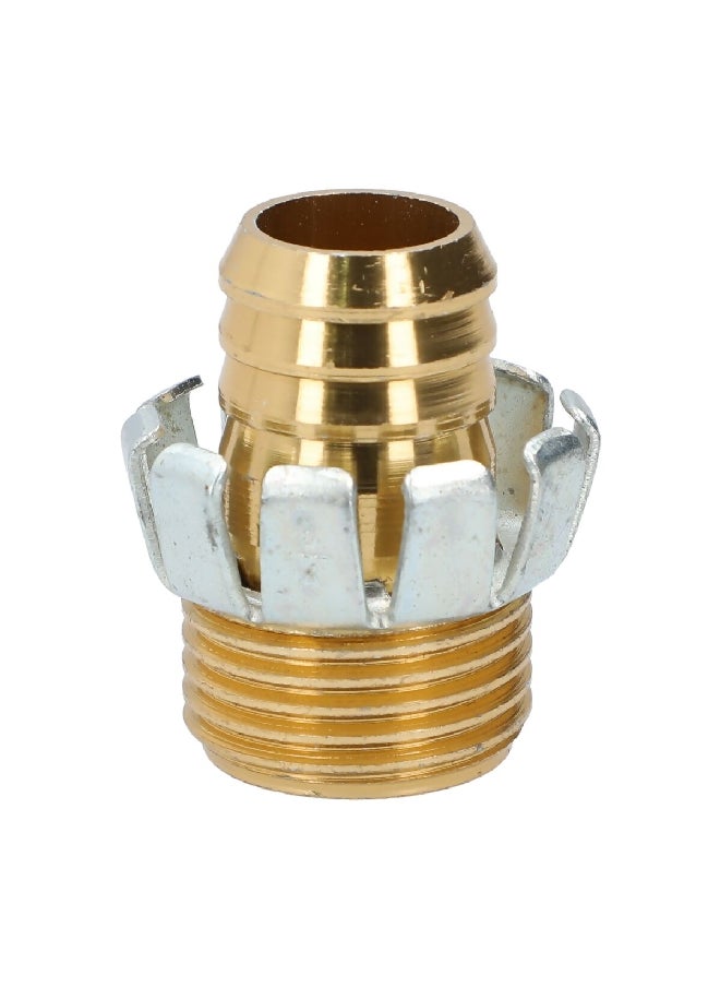 ACE Hose Repair Male Coupling Gold and Silver 0.5 Inch 25Z1/2A  - Image 2