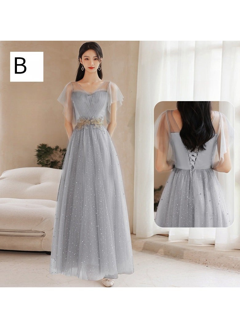KUYING New Fashionable and Elegant Bridesmaid Dress  - Image 1