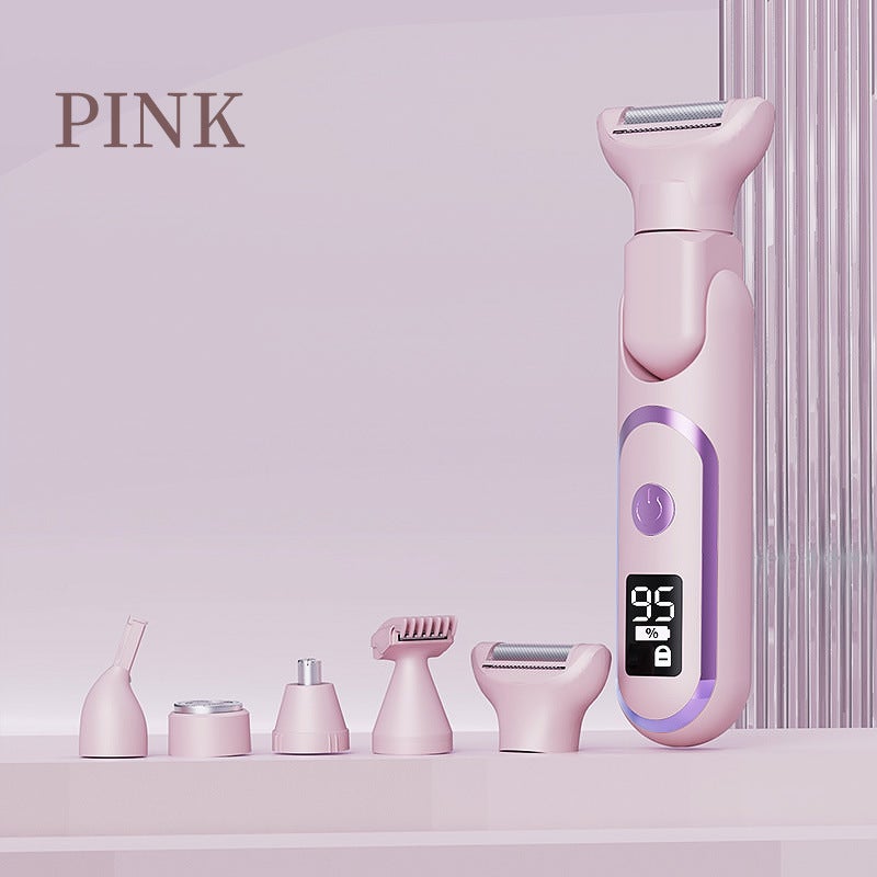 Digital Type-C Multifunctional Women's Hair Removal Device - Electric Shaver for Underarms, Private Area & Eyebrow Trimmer - Image 1