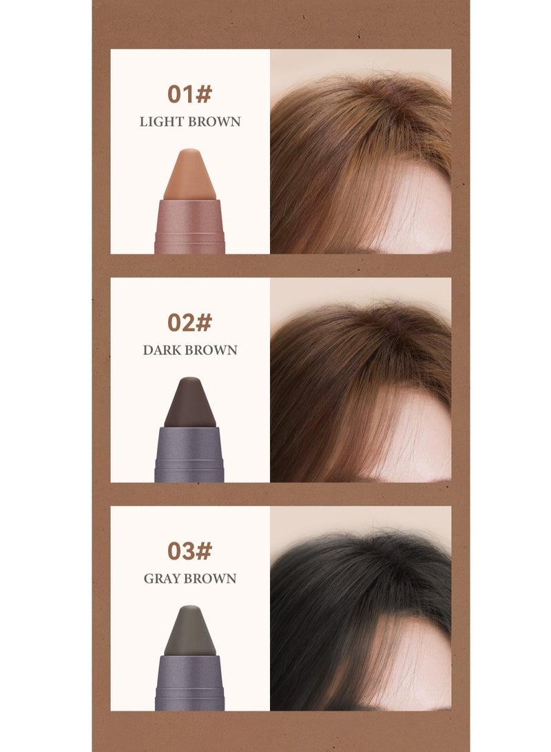 Sheloves Hairline Powder Pen for Thinning Hair Root Touch-Up Contour Shading Fills Hair Gaps for a Youthful Lookï¼ˆ01#ï¼‰ - Image 4