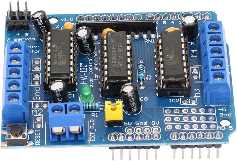 LiebeWH Motor Drive Expansion Board, L293D, DC Motors, High Voltage 36V, Ideal for Robotics & Electronics Projects - Image 1