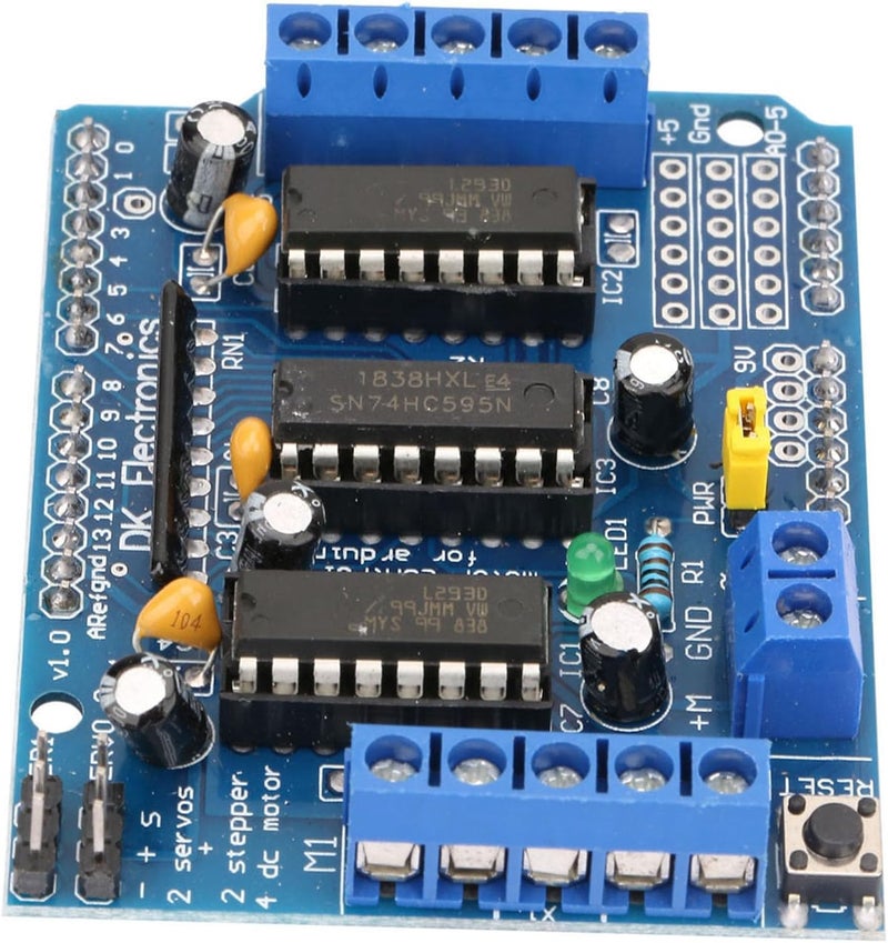 LiebeWH Motor Drive Expansion Board, L293D, DC Motors, High Voltage 36V, Ideal for Robotics & Electronics Projects - Image 2
