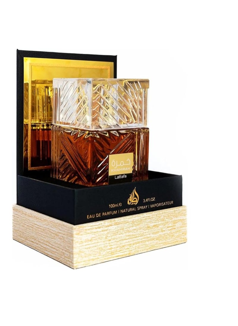 Lattafa Khamrah Unisex EDP by Lattafa 100ml  - Image 1