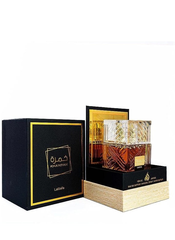 Lattafa Khamrah Unisex EDP by Lattafa 100ml  - Image 3