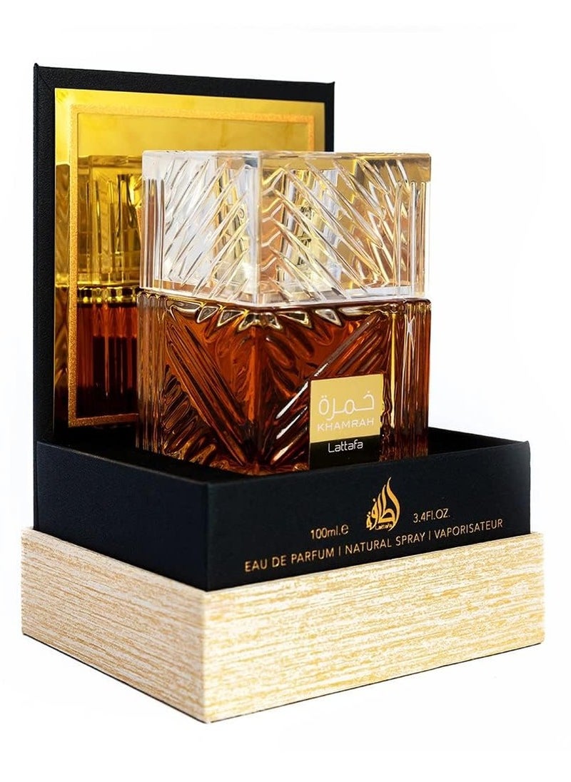 Lattafa Khamrah Unisex EDP by Lattafa 100ml  - Image 4