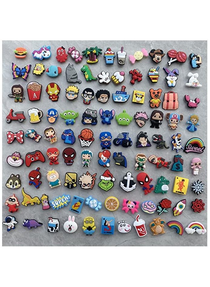 Random 50 Pieces 1/Set Fashion Cute Fun Cartoon Character Buckle Use for Wristbands Bracelets Crocs Shoes Decorations - Image 3