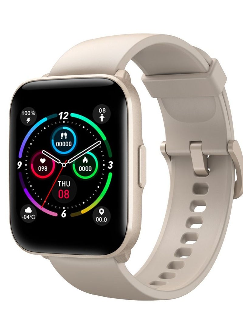 Mibro Health Monitoring Waterproof Smartwatch 1.69inch TFT HD Screen Beige - Image 2