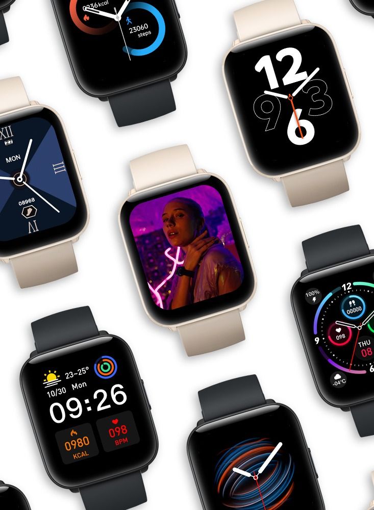 Mibro Health Monitoring Waterproof Smartwatch 1.69inch TFT HD Screen Beige - Image 3