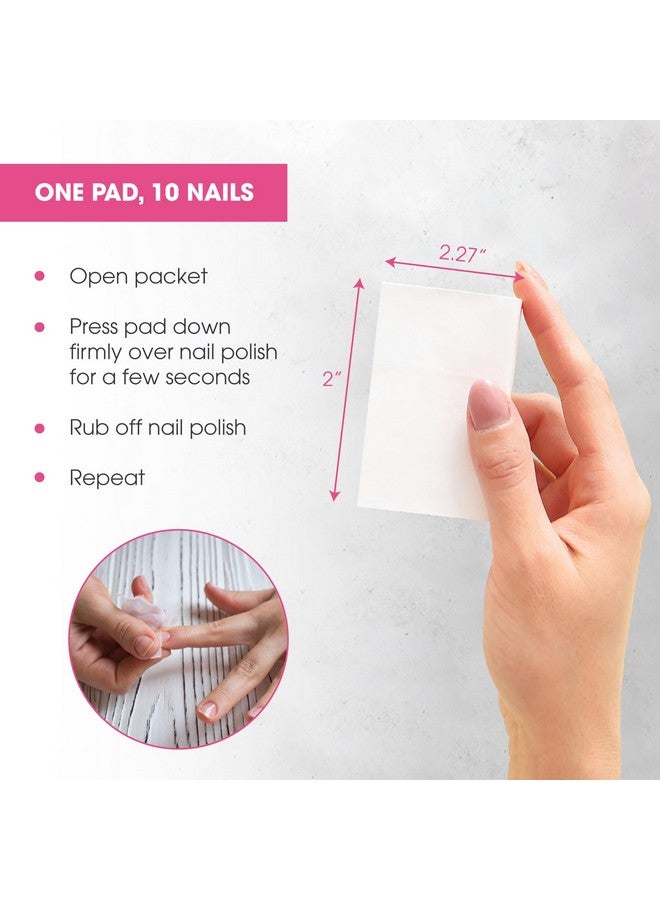 Diamond Wipes Diamond Wipes Nail Polish Remover Wipes with Aloe Vera, Acetone Nail Polish Remover Pads, 50 Individually Wrapped Nail Polish Wipes - Image 4