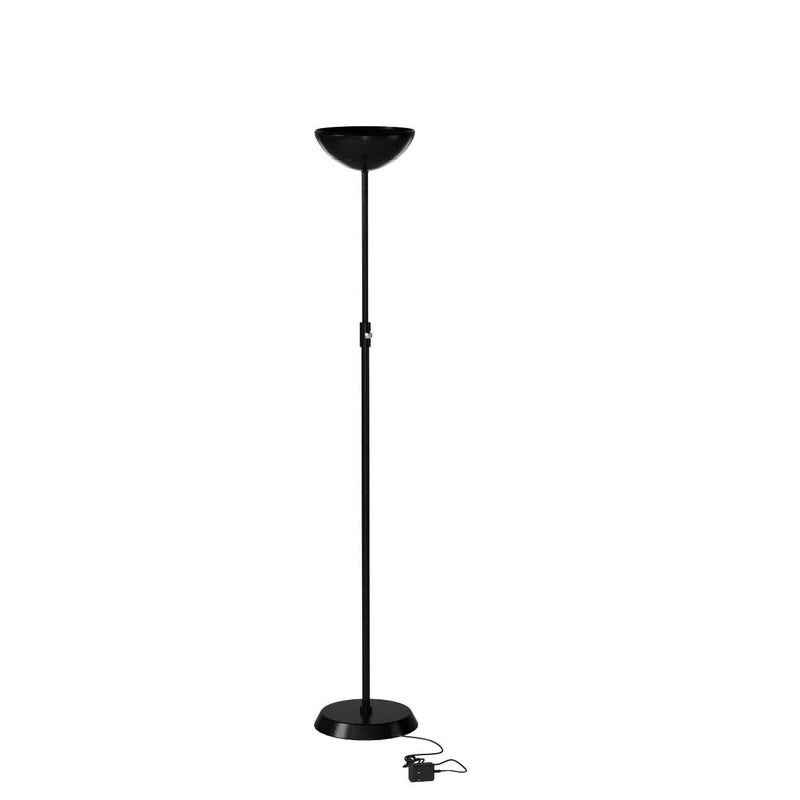 Brightech SkyLite LED Floor lamp, Torchiere Super Bright Floor Lamp for Living Rooms & Offices - 3 Way Dimmable Tall Torch Lamp, High Lumen Standing Pole Lamp for Bedroom Reading - Black - Image 4