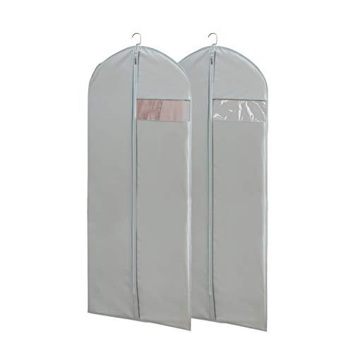MARMINS Dress Bags for Gowns Long, 65'' Long Dress Clear Garment Bag(Set of 2, 23.3'' X 65'') - Image 1