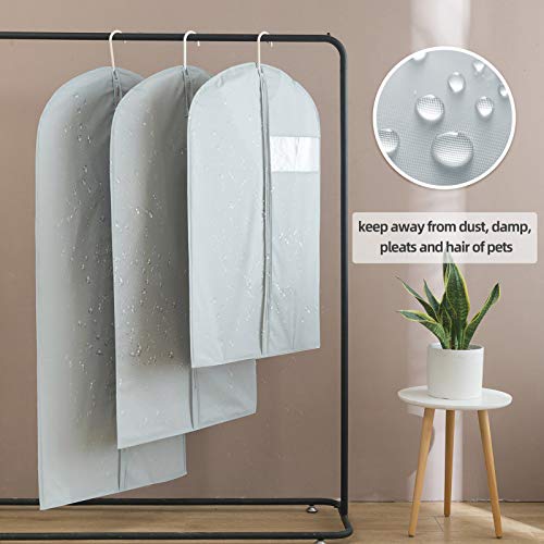 MARMINS Dress Bags for Gowns Long, 65'' Long Dress Clear Garment Bag(Set of 2, 23.3'' X 65'') - Image 4
