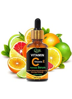 Quat Vitamin C & E Face Serum For Instant Result Skin Care Women Men (30Ml)  - Image 2
