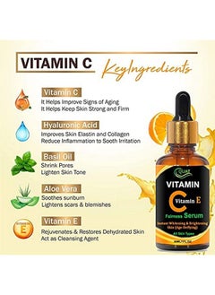 Quat Vitamin C & E Face Serum For Instant Result Skin Care Women Men (30Ml)  - Image 4