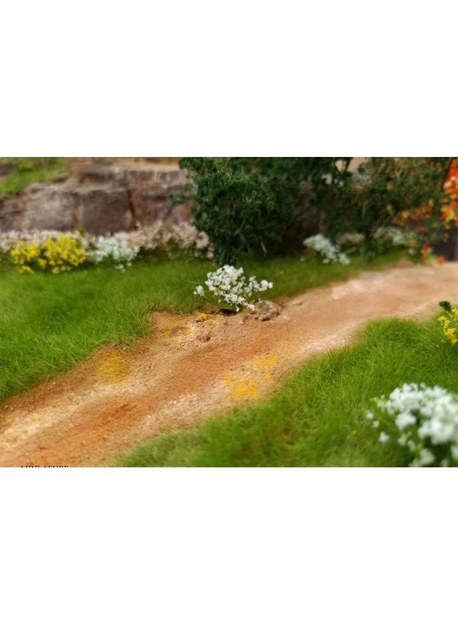 Warmtree 60 Pcs DIY Miniature Colorful Flower Cluster Self Adhesive Flower Vegetation Groups Static Grass Tufts for Train Landscape Railroad Scenery Sand Military Layout Model Miniature Bases and Dioramas - Image 2