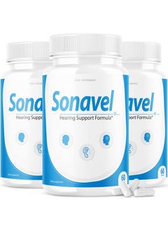 IDEAL PERFORMANCE (3 Pack) Sonavel Hearing Support Formula Tinnitus Pills Supplement (180 Capsules)  - Image 2