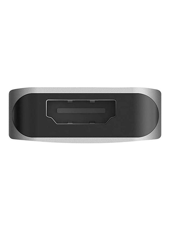 رابو محور USB نوع C 5 في 1 مع HDMI 4K و 3 منافذ USB 3.0 وشحن نوع C - Image 3