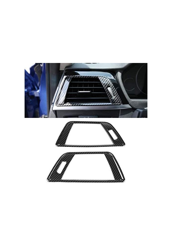 QASULER Carbon Fiber Style Air Vent Cover Trim for BMW 3 Series F30 - Image 4