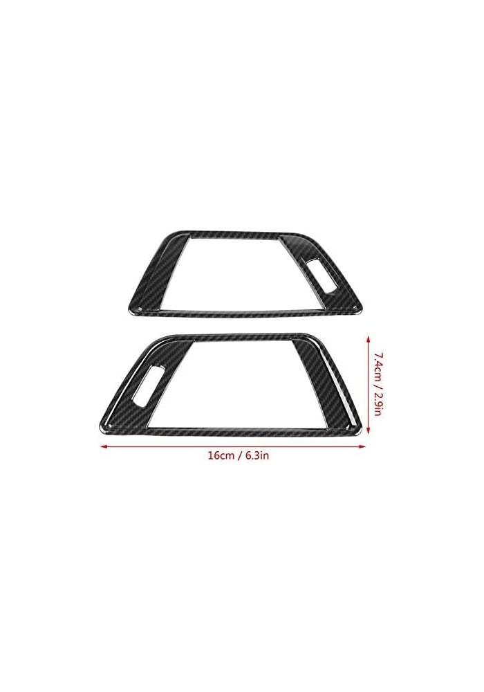 QASULER Carbon Fiber Style Air Vent Cover Trim for BMW 3 Series F30 - Image 2