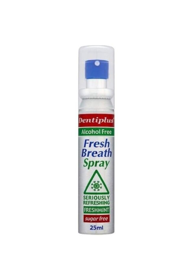 Dentiplus FRESH BREATH FRESHMINT ALCOHOL FREE SPRAY 25ML