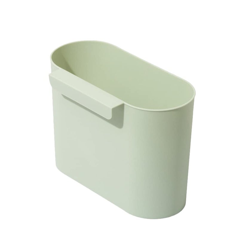 woobles Kitchen Cabinet Car Trash Bin Hanging Trash Can Garbage Basket: Kitchen Hanging Waste Bin Deskside Rubbish Can Under Sink Cabinet Trash Bucket for Kitchen Bathroom Green Recycle Bin Green - Image 1