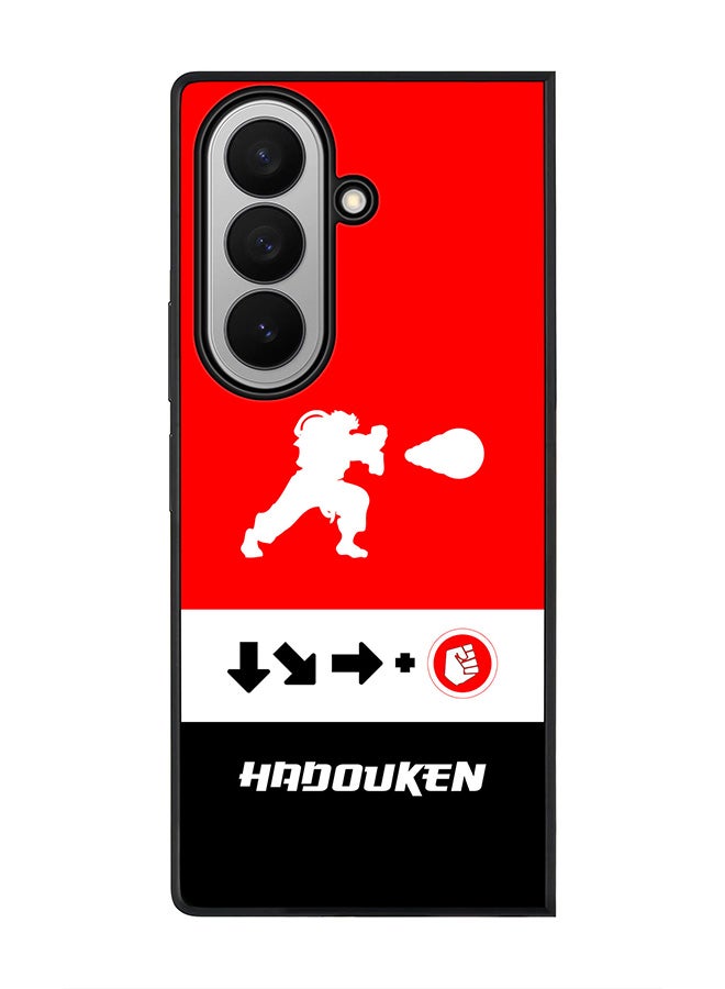 Stylizedd For Samsung Galaxy Z Fold7 Case,Slim fit Camera Protection, Shockproof Thin Phone cover  - Hadouken