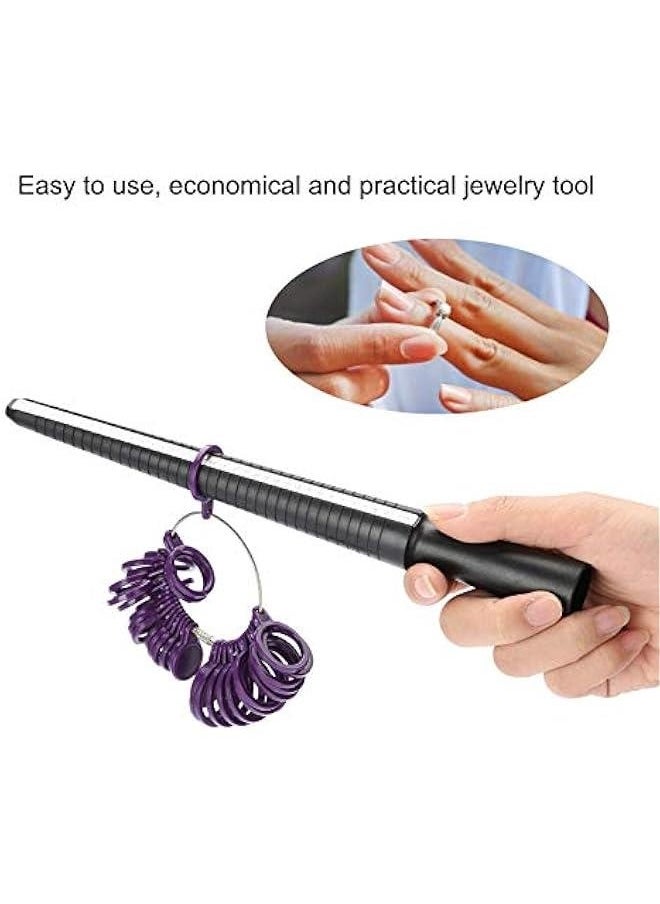 Generic Bracelet Sizer Measuring Tool, Finger Ring Sizes Ring Sizes Mandrel Stick Finger Gauge Sizer Jewelry Measuring Tool Set, Tools  - Image 2