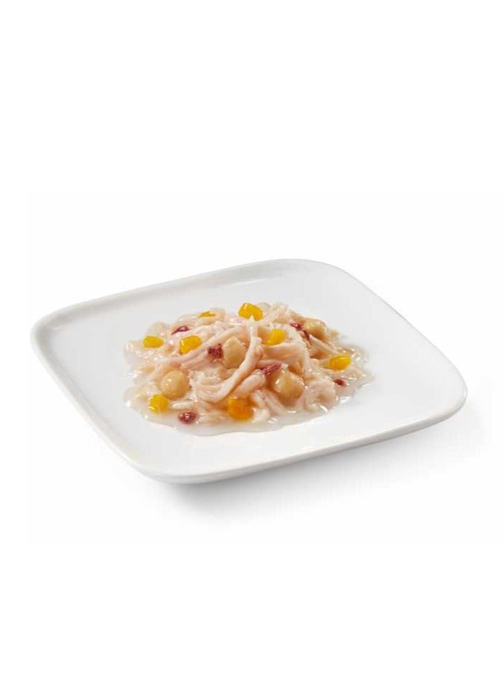 Schesir 14PC Dog Wet Food Can-Chicken With Lamb 85g - Image 2