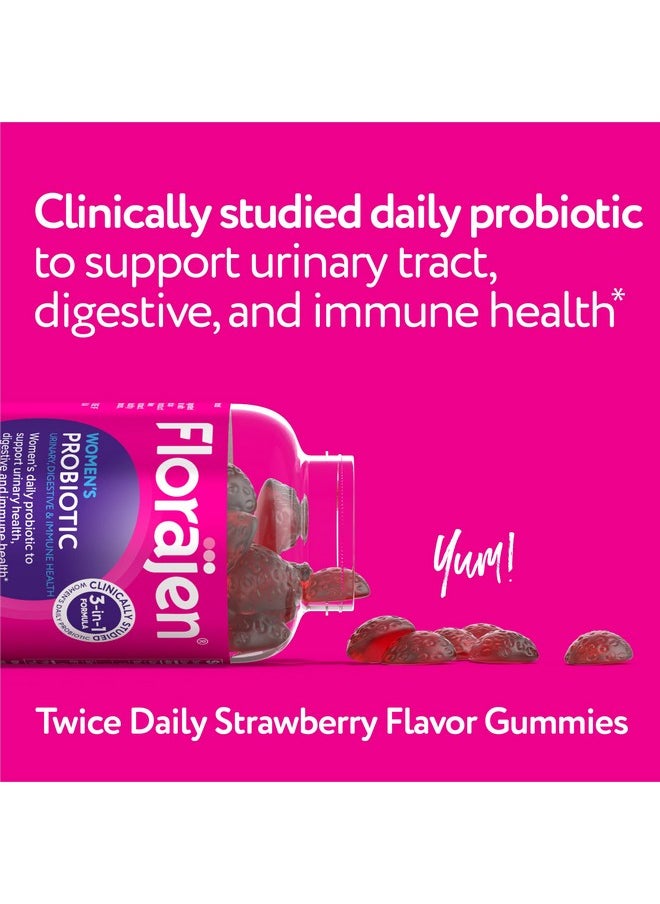 Florajen - Women'S Probiotics Gummies Immune Support Supplement For Urinary And Digestive Health 50 Count - Image 1