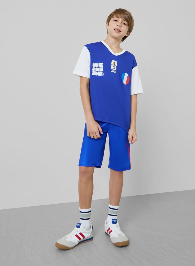 Styli Teen Boys FIFA Theme France Print Jersey T-Shirt - Image 2