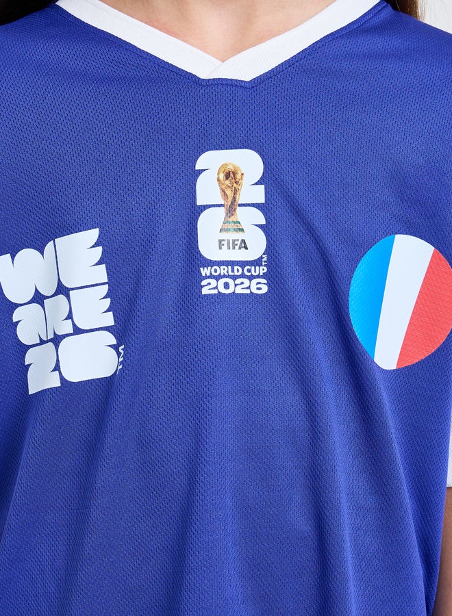 Styli Teen Boys FIFA Theme France Print Jersey T-Shirt - Image 4